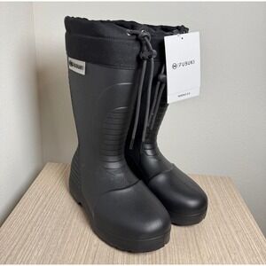 Fubuki Niseko 3.0 Snow Boots Black Waterproof Fishing Winter Boots Size 9